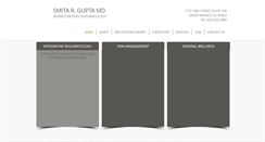 Desktop Screenshot of guptaintegrative.com