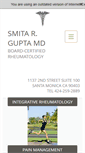 Mobile Screenshot of guptaintegrative.com